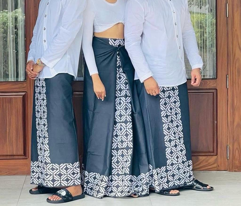 Matching Batik Sarong & Lungi Pairs - Main Image