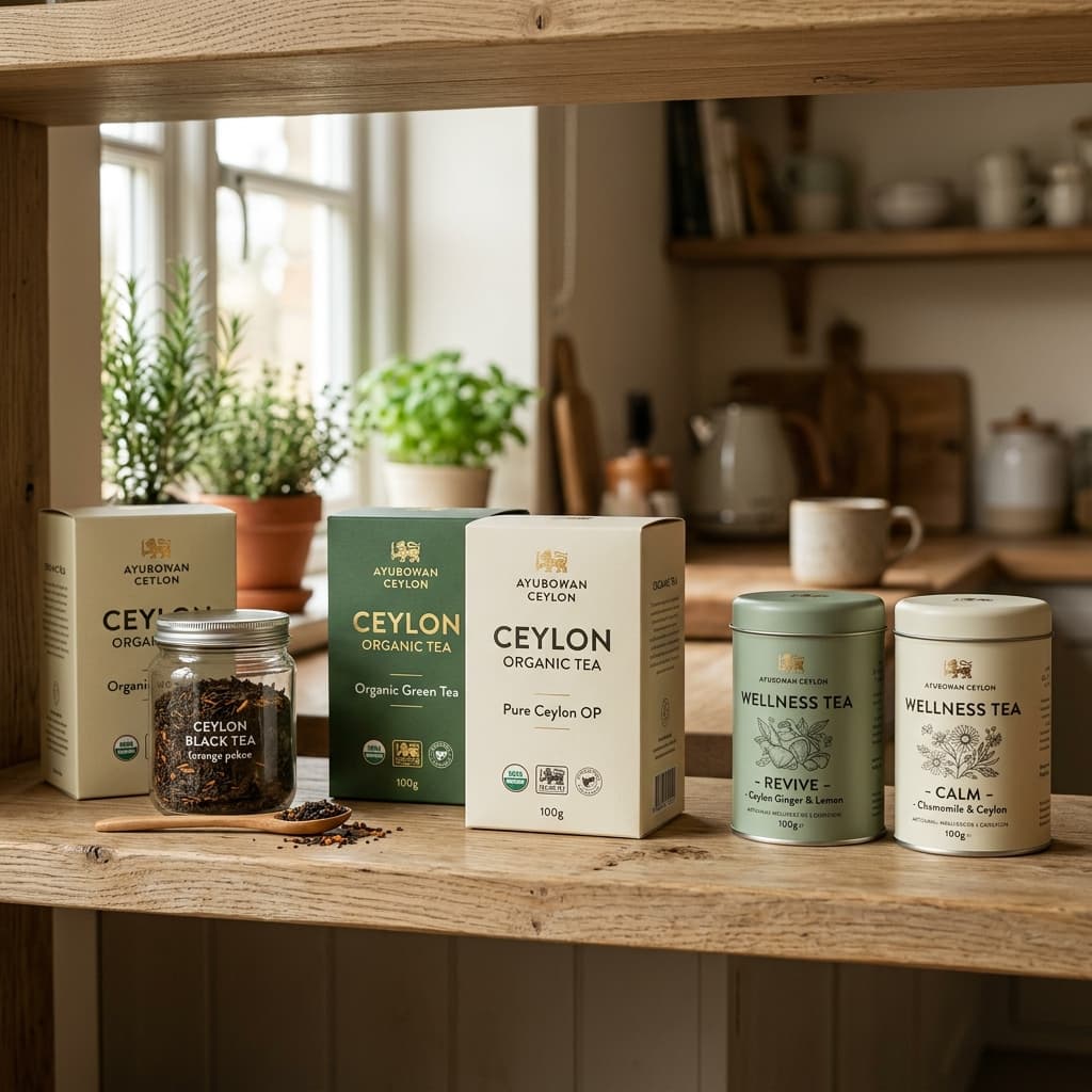 Premium Ceylon Organic Tea Selection